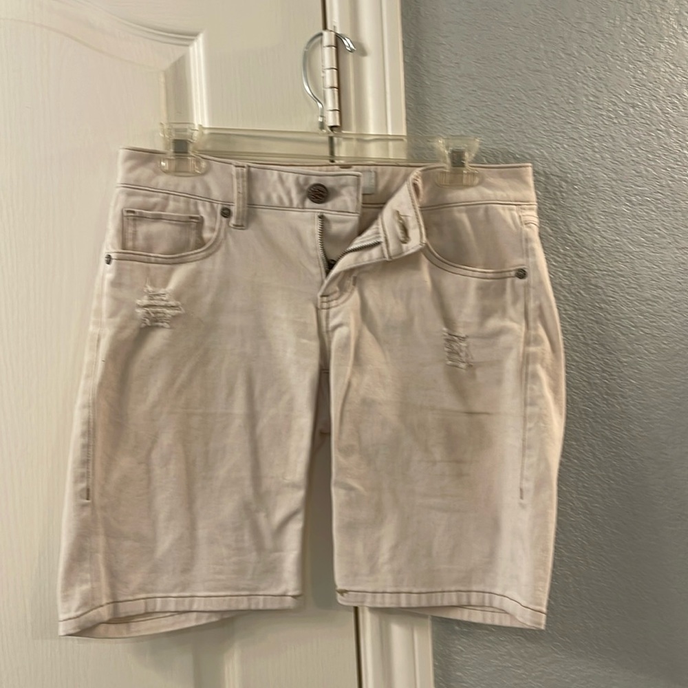 CAbi white shorts